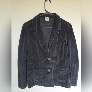Faded Glory Dark Gray Corduroy Blazer